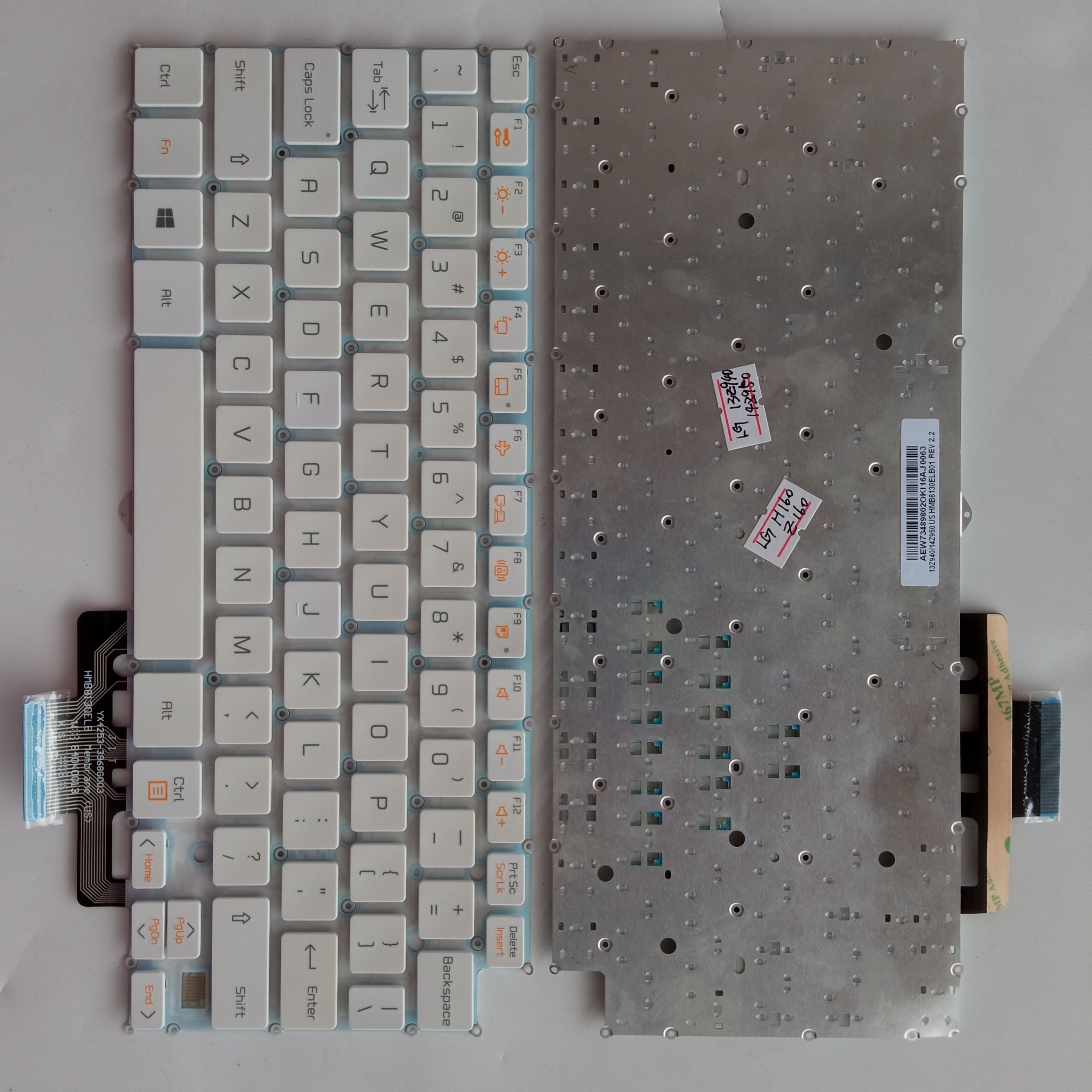 Picture of New Replacement Laptop Keyboard For LG 13Z940 WHITE US Layout